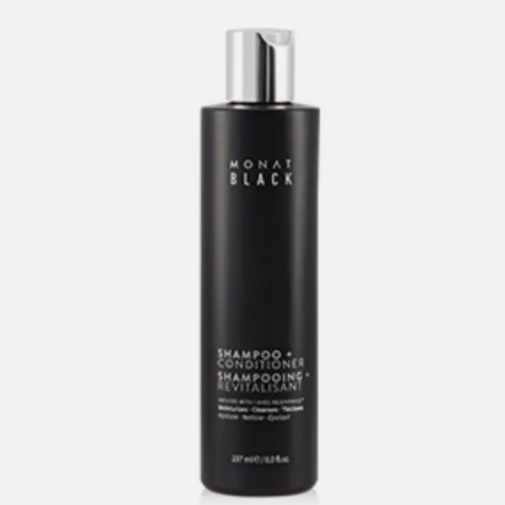 Monat Black Shampoo And Conditioner New And Sealed 8oz. Condition is New.